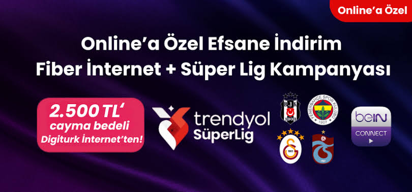 Online'a Özel En İyi Teklif Hemen İnternetini Taşı